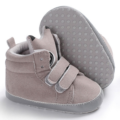 Κλασικό βρεφικό παπούτσι Αγόρι κορίτσι Μωρό χαριτωμένο πρόσωπο ζώων Casual Flat Sneaker First Baby Ankle Boot Βαμβακερά αντιολισθητικά ζεστά παπούτσια για περπάτημα