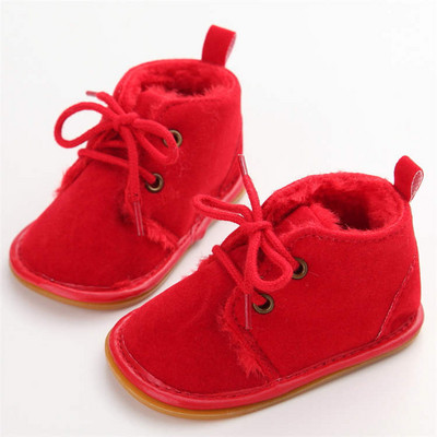 Νέα Snow Baby Booties Παπούτσια Boy Boy Girl Παπούτσια Κούνιας Χειμώνας Ζεστή Βαμβακερή Αντιολισθητική Σόλα Νεογέννητα νήπια First Walkers Παπούτσια