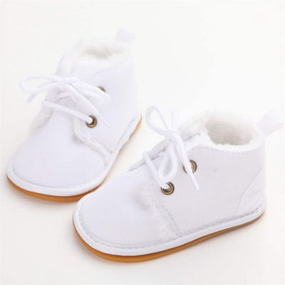 Νέα Snow Baby Booties Παπούτσια Boy Boy Girl Παπούτσια Κούνιας Χειμώνας Ζεστή Βαμβακερή Αντιολισθητική Σόλα Νεογέννητα νήπια First Walkers Παπούτσια