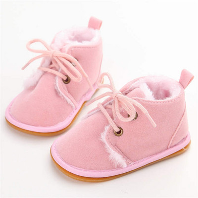 Νέα Snow Baby Booties Παπούτσια Boy Boy Girl Παπούτσια Κούνιας Χειμώνας Ζεστή Βαμβακερή Αντιολισθητική Σόλα Νεογέννητα νήπια First Walkers Παπούτσια