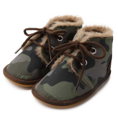 Νέα Snow Baby Booties Παπούτσια Boy Boy Girl Παπούτσια Κούνιας Χειμώνας Ζεστή Βαμβακερή Αντιολισθητική Σόλα Νεογέννητα νήπια First Walkers Παπούτσια