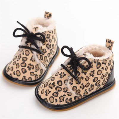 Νέα Snow Baby Booties Παπούτσια Boy Boy Girl Παπούτσια Κούνιας Χειμώνας Ζεστή Βαμβακερή Αντιολισθητική Σόλα Νεογέννητα νήπια First Walkers Παπούτσια