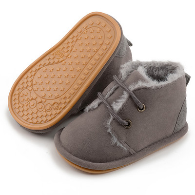 Νέα Snow Baby Booties Παπούτσια Boy Boy Girl Παπούτσια Κούνιας Χειμώνας Ζεστή Βαμβακερή Αντιολισθητική Σόλα Νεογέννητα νήπια First Walkers Παπούτσια