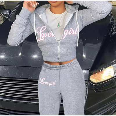 Ženska trenirka od baršuna, 2 komada, vintage kardigan sa šeširom i dugim ležernim hlačama, modna retro ženska trenirka