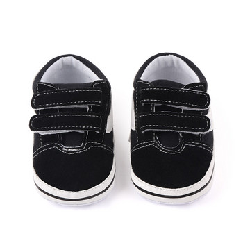 Обувки за новородени момчета Pre-Walker Мека подметка Обувки за количка Бебешки обувки Пролет/есен Платнени маратонки Bebes Маратонки Ежедневни обувки