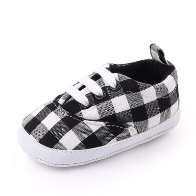 Pantofi pentru bebeluși nou-născuți pentru băieți Pantofi pentru cărucior cu talpă moale Pre-Walker Pantofi pentru bebeluși, primăvară/toamnă, pantofi din pânză, pantofi ocazionali