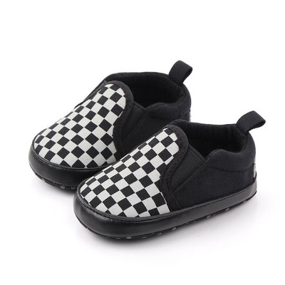 Pantofi pentru bebeluși nou-născuți pentru băieți Pantofi pentru cărucior cu talpă moale Pre-Walker Pantofi pentru bebeluși, primăvară/toamnă, pantofi din pânză, pantofi ocazionali