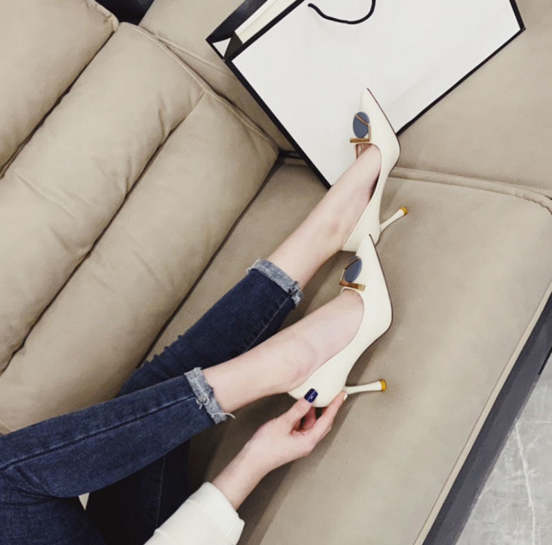 Ženska ljetna obuća Ružičaste cipele na super visoku petu za žene 2023. Stilito sa špicastim vrhovima Uredski šik i elegantan korejski stil Y2k A