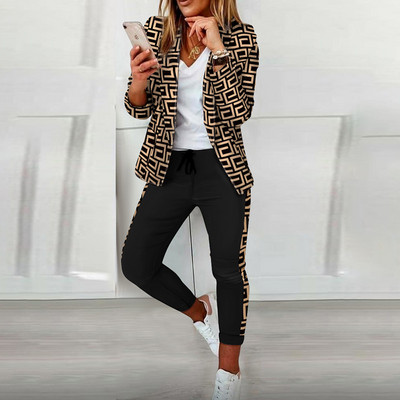 Geometrijski kompleti sakoa od elastina