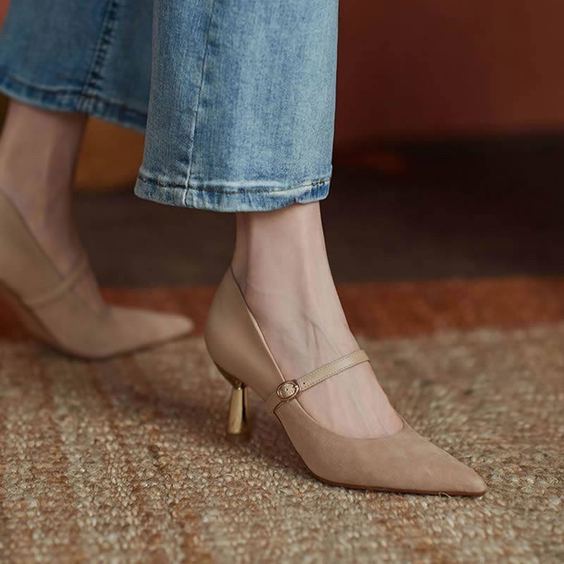 Cipele za žene 2023. Pumpice Večernja ženska ljetna obuća za mladenke Špic na visokim petama Crvena ležerna šik i elegantna A