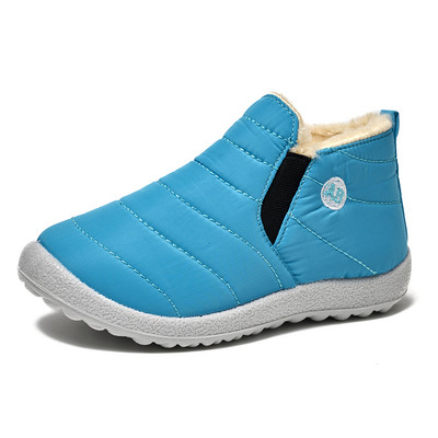 Žieminiai vaikiški kulkšnies batai vaikiški batai Patogūs slydimo vandeniui atsparūs viršutiniai lengvi berniukų batai mergaitėms 26-35 Dropshipping