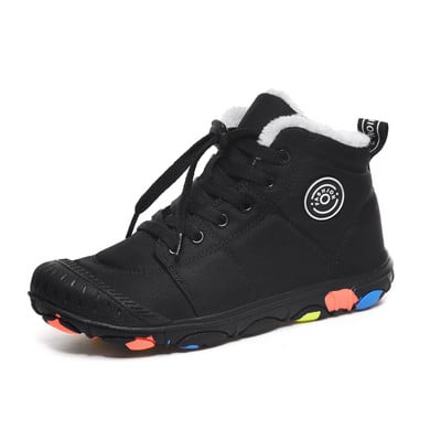 Unisex 2020 Módne zimné chlapčenské snehové čižmy pre dievčatá, nepremokavé látkové detské tenisky s dáždnikom, nové zimné detské topánky D06163