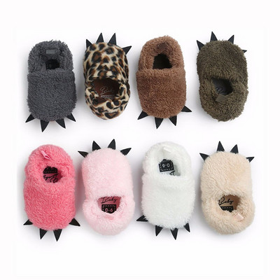 Super Keep Warm Šlepetės naujagimiui MUPLY Žieminiai kūdikių berniukai mergaičių bateliai vaikštynėms Pirmieji vaikštynės kūdikių drabužiai 0-18M