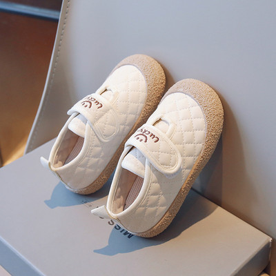 Παιδικά χειμωνιάτικα μποτάκια για το χιόνι Αγόρια ζεστά βαμβακερά παπούτσια με χοντρή γούνα για κορίτσια Αγελάδα Μυϊκά κοντά μπότες Baby Soft Princess παπούτσια