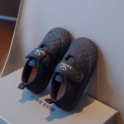 Παιδικά χειμωνιάτικα μποτάκια για το χιόνι Αγόρια ζεστά βαμβακερά παπούτσια με χοντρή γούνα για κορίτσια Αγελάδα Μυϊκά κοντά μπότες Baby Soft Princess παπούτσια