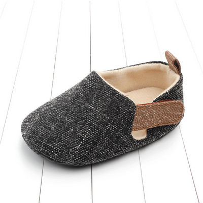 Dojenčad, bebe, dječaci, djevojčice, cipele, mekani potplati, platnena čvrsta obuća za novorođenčad, malu djecu, mokasine s ispisom slova, protuklizne cipele