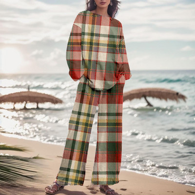 Dámska módna dvojdielna súprava s gradientnou farbou a nohavicami, jesenný oblek s prechodovou farbou 2023, voľné nadrozmerné elegantné tepláky