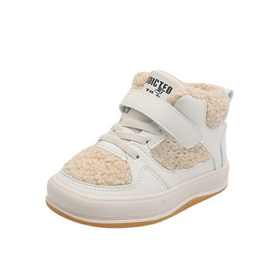 Vaikiški laisvalaikio batai rudens žiemos sniego batai berniukams Madingi odiniai minkšti neslystantys batai mergaitėms 21-30 sportiniai bėgimo batai