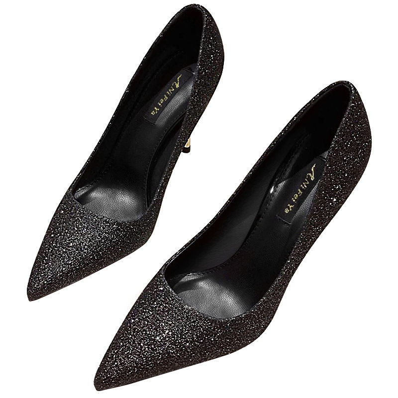 Cipele za žene 2023. Ženska ljetna obuća na super visoku petu Cipela za vjenčanje mladenka Zlatna večernja s kristalima Rhinestones Diamond 39