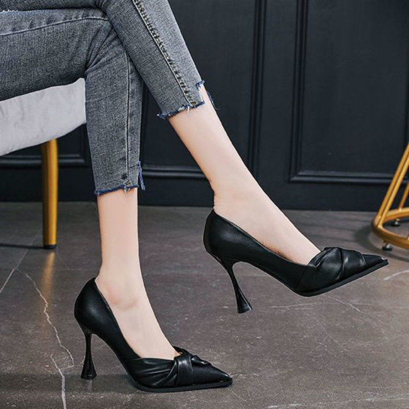 Dámska letná obuv Stilito na podpätku, lodičky pre ženy 2023, nevesta, svadobné topánky, špicatá špička, vysoké podpätky, výpredaj, trend E 39