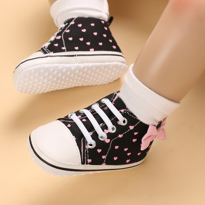 Nové jarné jesenné novorodenecké roztomilé dievčenské tenisky, športové topánky, mäkká podrážka, protišmykové detské topánky, prvé chodítka