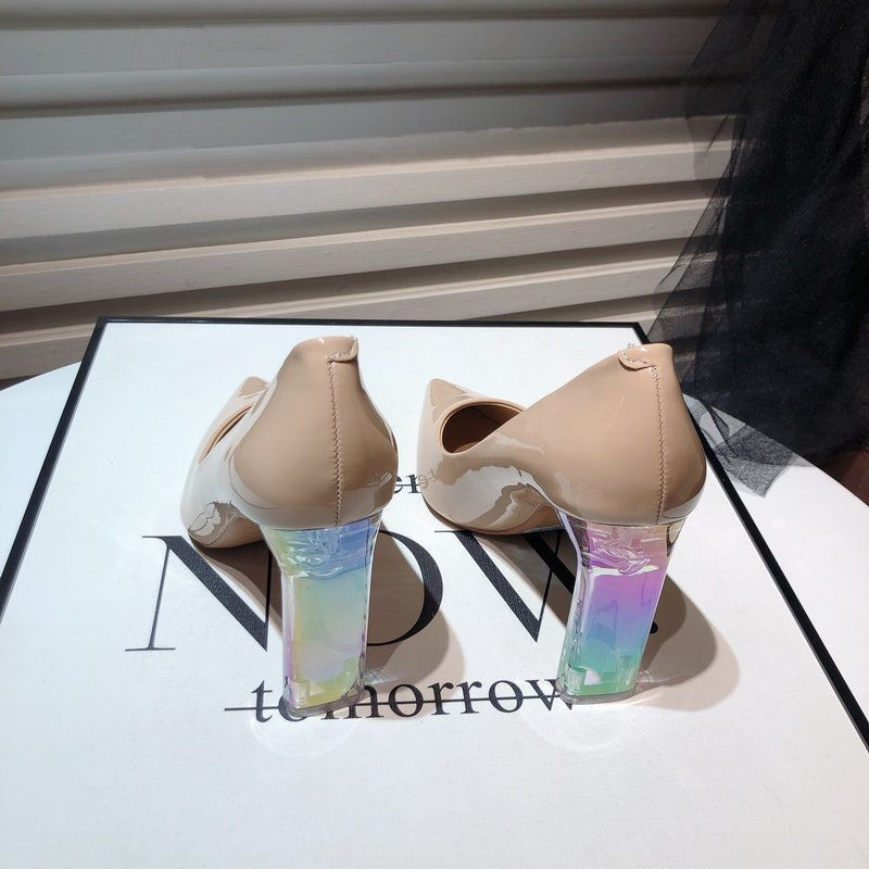 Dámske topánky 2023, čierne na podpätku, dámske letné topánky, priehľadné kancelárske, vysoké podpätky s špicatou špičkou, lodičky v kórejskom štýle
