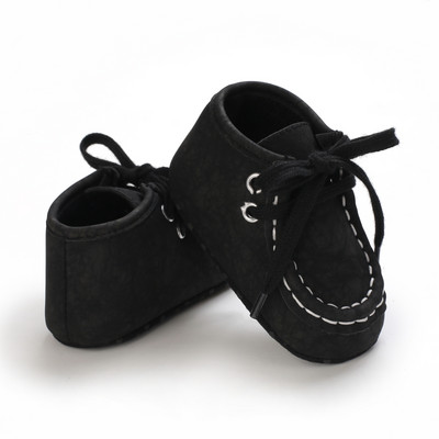Crne modne platnene cipele za novorođenčad za dječake i djevojčice Cipele za prvi korak za hodanje Dojenčad Mala djeca Dječje neklizajuće cipele za bebe