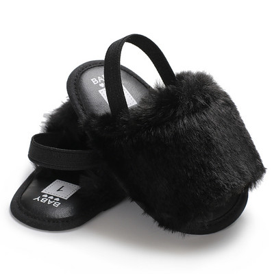 Crne modne platnene cipele za novorođenčad za dječake i djevojčice Cipele za prvi korak za hodanje Dojenčad Mala djeca Dječje neklizajuće cipele za bebe