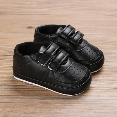 Crne modne platnene cipele za novorođenčad za dječake i djevojčice Cipele za prvi korak za hodanje Dojenčad Mala djeca Dječje neklizajuće cipele za bebe