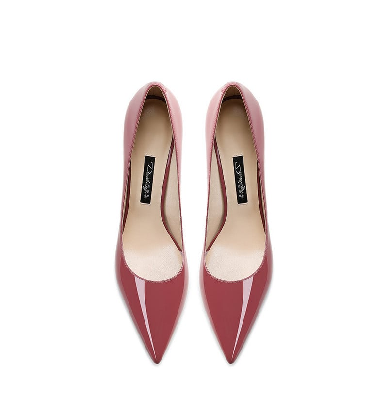 Női cipők, 2023 hegyes orrú női nyári lábbelik magas sarkú cipők Esküvői menyasszonyi cipő sarkú piros, elegáns pont divat E