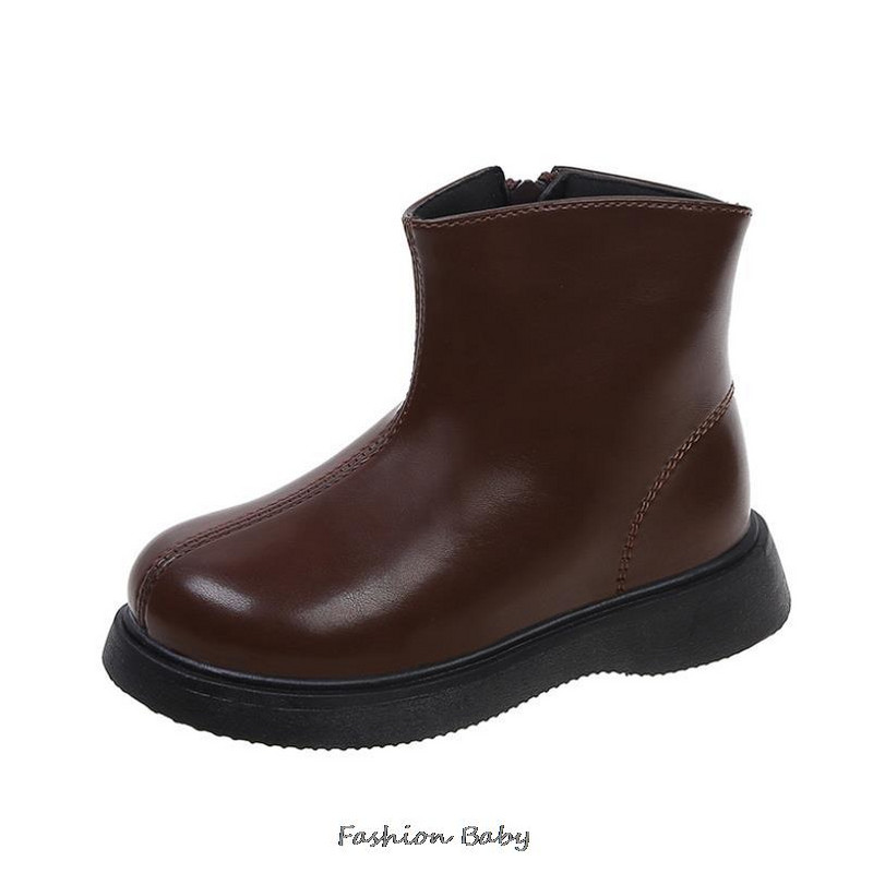 Proljeće Jesen Dječje čizme Meke čizme od pu kože za dječake Djevojčice Modne visoke tenisice Dječje ležerne cipele Crno smeđe