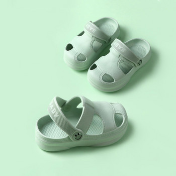 Летни нови бебешки обувки с дупки 2022 г. Деца, хубави нехлъзгащи се меки подове, стари момчета, момичета, плажни сандали 1 -5 години