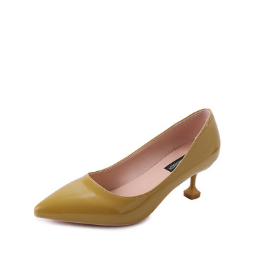 Dámske letné topánky, svadobné topánky pre nevestu, topánky pre ženy 2023, štýlové topánky so stredným podpätkom, špicatá špička, kancelárske strieborné, zľava A 39