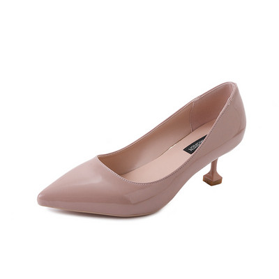 Dámske letné topánky, svadobné topánky pre nevestu, topánky pre ženy 2023, štýlové topánky so stredným podpätkom, špicatá špička, kancelárske strieborné, zľava A 39