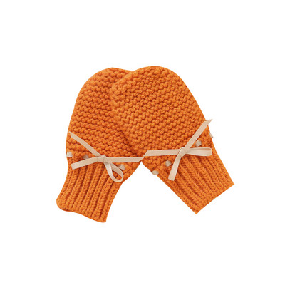 Βρεφικά παπούτσια για νεογέννητα πλεκτά βρεφικά κοριτσάκια Μπότες για αγόρια Χαριτωμένα παπούτσια για νήπιο με κόμπους πεταλούδας Ζεστά 0-18 εκατ. Αξεσουάρ Καπέλα Γάντια