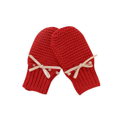 Βρεφικά παπούτσια για νεογέννητα πλεκτά βρεφικά κοριτσάκια Μπότες για αγόρια Χαριτωμένα παπούτσια για νήπιο με κόμπους πεταλούδας Ζεστά 0-18 εκατ. Αξεσουάρ Καπέλα Γάντια