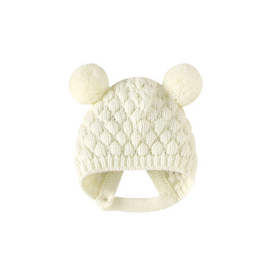 Βρεφικά παπούτσια για νεογέννητα πλεκτά βρεφικά κοριτσάκια Μπότες για αγόρια Χαριτωμένα παπούτσια για νήπιο με κόμπους πεταλούδας Ζεστά 0-18 εκατ. Αξεσουάρ Καπέλα Γάντια