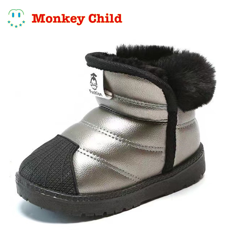 Zimske čizme za snijeg za djevojčice i dječake, tople dječje čizme za van, vodootporne, neklizajuće, tople dječje plišane čizme, pamučne sportske cipele