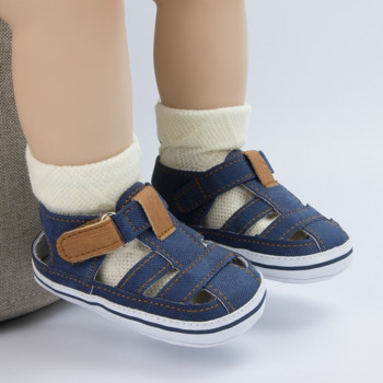 Ново бебе, момче, момиче, обувки, сандали, летни платнени гумени подметки, противоплъзгащи се, нехлъзгащи се обувки за новородени, за първи път на прохождане, 10 цвята