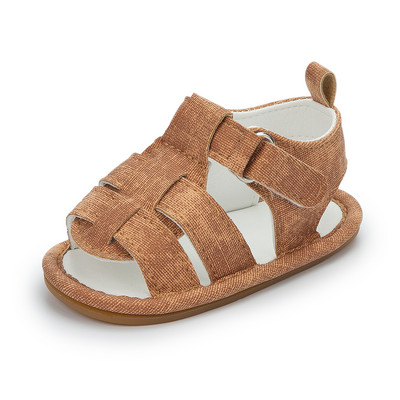 Nové topánky pre chlapcov a dievčatá, sandále, letné plátené, protišmyková gumená podrážka, protišmykové batoľatá, topánky do postieľky pre novorodencov, 10 farieb