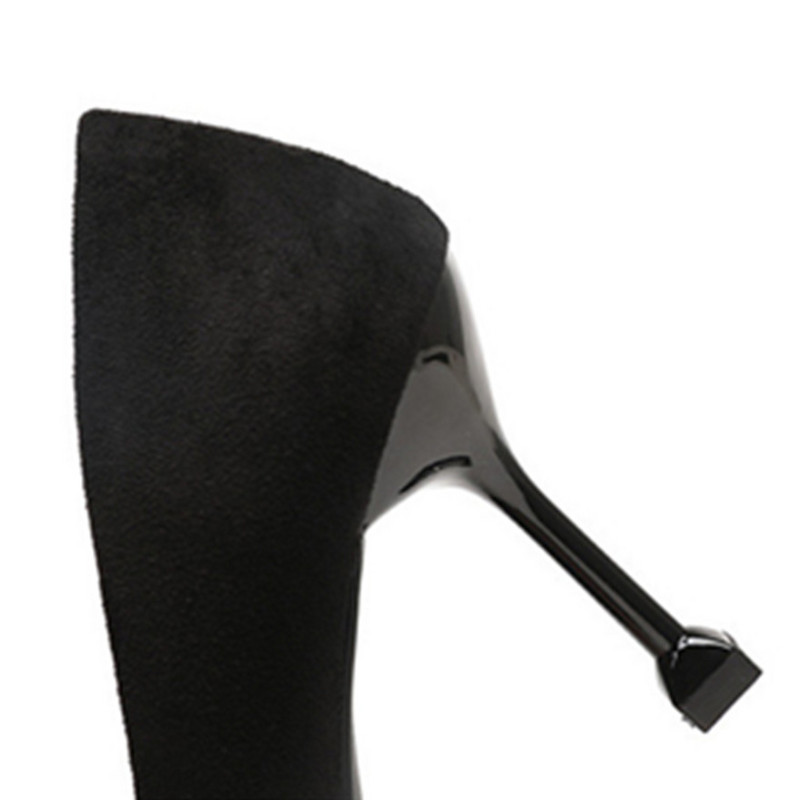 Jesenska moda 2023. Flock Ženske cipele s leptir-čvorovima, šiljate vrhove, 6/9 cm visoke potpetice, ženske uredske cipele na natikače, kaki haljina