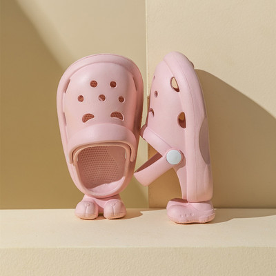 Sandale de vară pentru copii Bebeluși, băieți, fete, pantofi urâți, sandale pentru bebeluși, cu toc plat, papuci solidi, moi, anti-alunecare, pantofi de grădină pentru copii