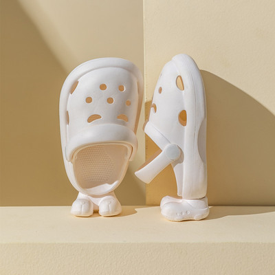 Sandale de vară pentru copii Bebeluși, băieți, fete, pantofi urâți, sandale pentru bebeluși, cu toc plat, papuci solidi, moi, anti-alunecare, pantofi de grădină pentru copii