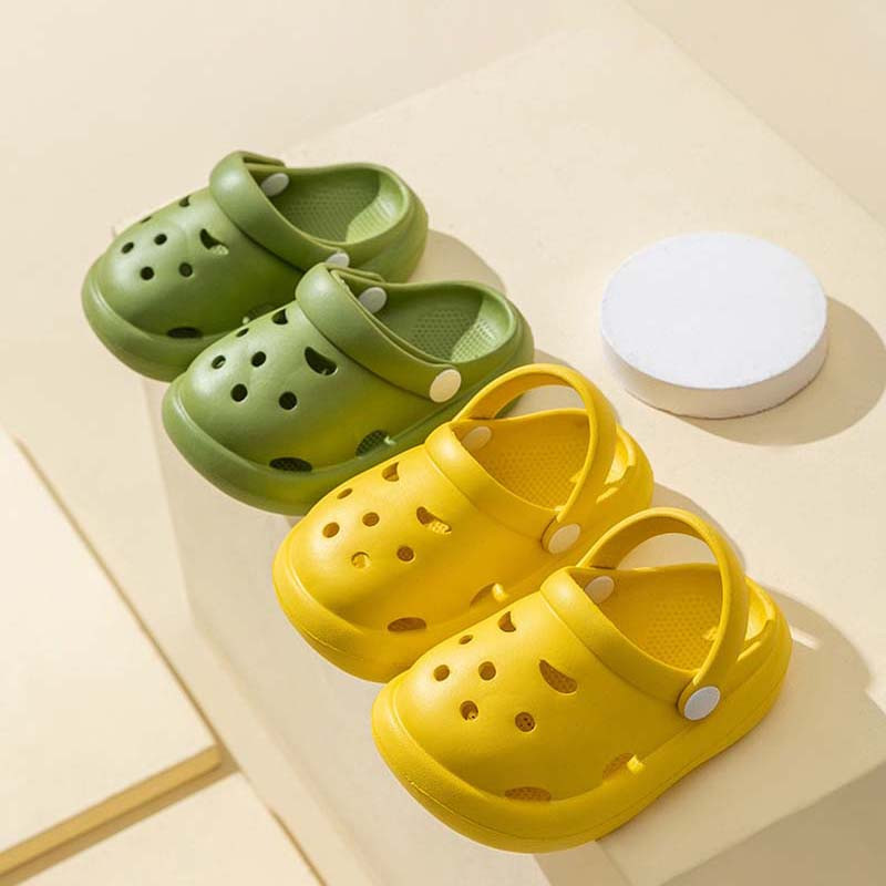 Sandale de vară pentru copii Bebeluși, băieți, fete, pantofi urâți, sandale pentru bebeluși, cu toc plat, papuci solidi, moi, anti-alunecare, pantofi de grădină pentru copii