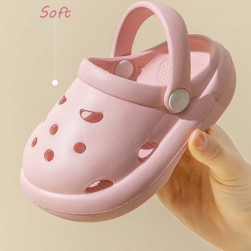 Sandale de vară pentru copii Bebeluși, băieți, fete, pantofi urâți, sandale pentru bebeluși, cu toc plat, papuci solidi, moi, anti-alunecare, pantofi de grădină pentru copii