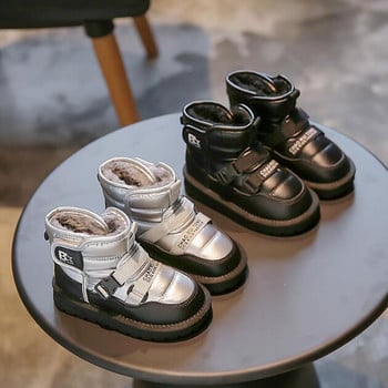 Baby casual μπότες για χιόνι Μόδα Παιδιά αγόρια κορίτσια Λούτρινα ζεστά παπούτσια για χιόνι Παιδικά παπούτσια για τρέξιμο Επώνυμα αθλητικά παπούτσια Παιδικά αθλητικά παπούτσια