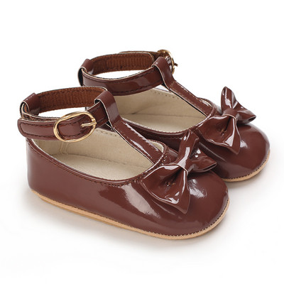 2022, la modă, din piele PU, pantofi de prințesă pentru bebeluși, mocasini pentru fete nou-născute, pantofi cu talpă din cauciuc, prewalker, anti-alunecare, primii plimbări de vară