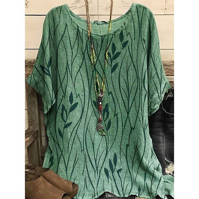 Tricou de modă pentru femei, cu decolteu O, cu mânecă scurtă, tricou cu imprimeu cu flori 3d, tricou supradimensionat pentru femei, Harajuku, pulover pentru femei