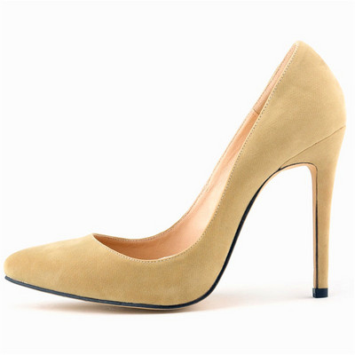 Mäkké flock plytké módne vysoké podpätky topánky dámske lodičky jesenné špicaté špičky dámske pracovné fialové červené ihličkové topánky pre nevestu párty