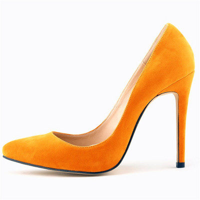 Mäkké flock plytké módne vysoké podpätky topánky dámske lodičky jesenné špicaté špičky dámske pracovné fialové červené ihličkové topánky pre nevestu párty